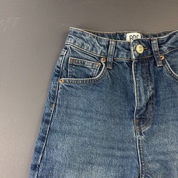 BDG Urban Outfitters Jeans Women's 24 Edie High Rise Skinny Leg Raw Hem Faded - Picture 2 of 12